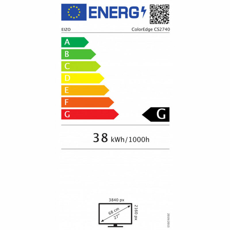EIZO ColorEdge CS2740-BK LED display 26.9" 3840 x 2160 pixels 4K Ultra HD Noir – Image 5