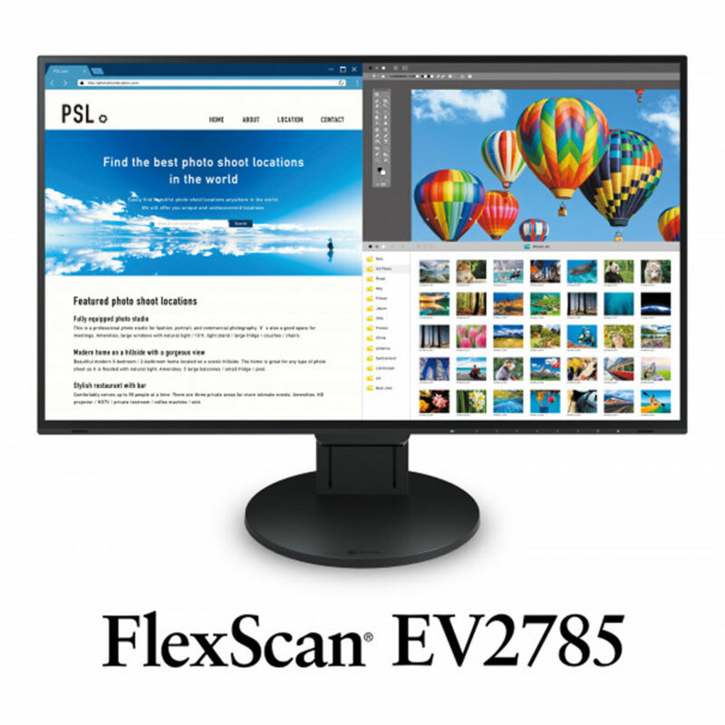 EIZO FlexScan EV2785-BK LED display 27" 3840 x 2160 pixels 4K Ultra HD Noir – Image 3