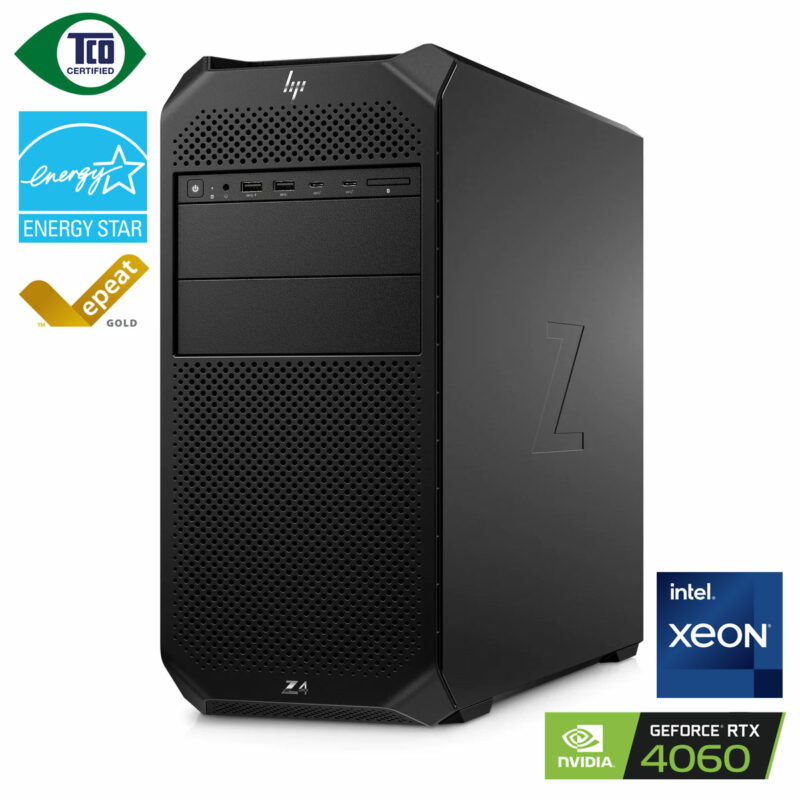 PC Workstation Z4 G5 Tour, Windows 11 Professionnel, Intel® Xeon® w5-2455X, 64 Go, 512Go SSD, NVIDIA GeForce RTX 4060
