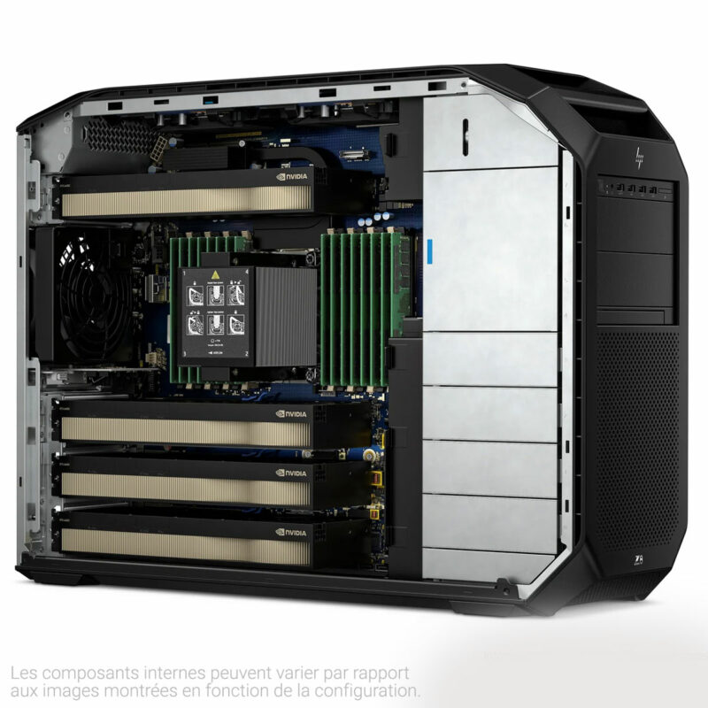 PC Workstation HP Z8 G5 Fury Tour, Windows 11 Pro, Intel® Xeon® w5-3435X, 192 Go, 512Go SSD, 2 To SSD, 8 To HDD, 2*RTX 5000 Ada – Image 3