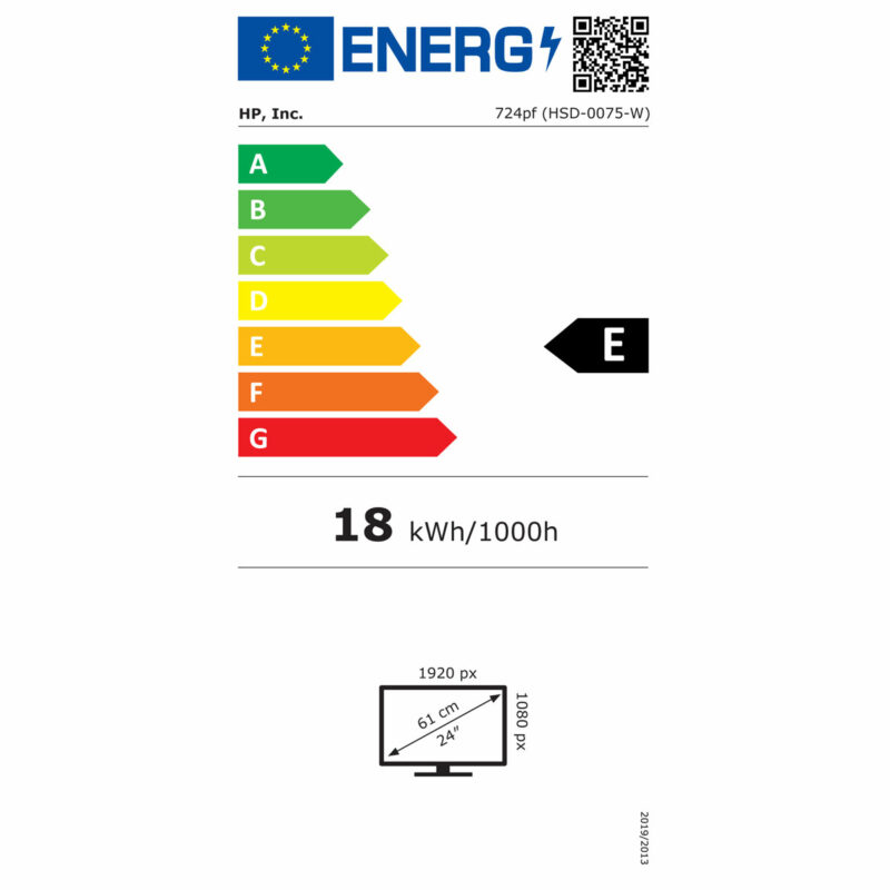 HP Series 7 Pro 23.8" FHD Monitor - 724pf – Image 6