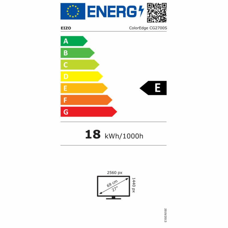 EIZO ColorEdge CG2700S display 27" 2560 x 1440 – Image 6