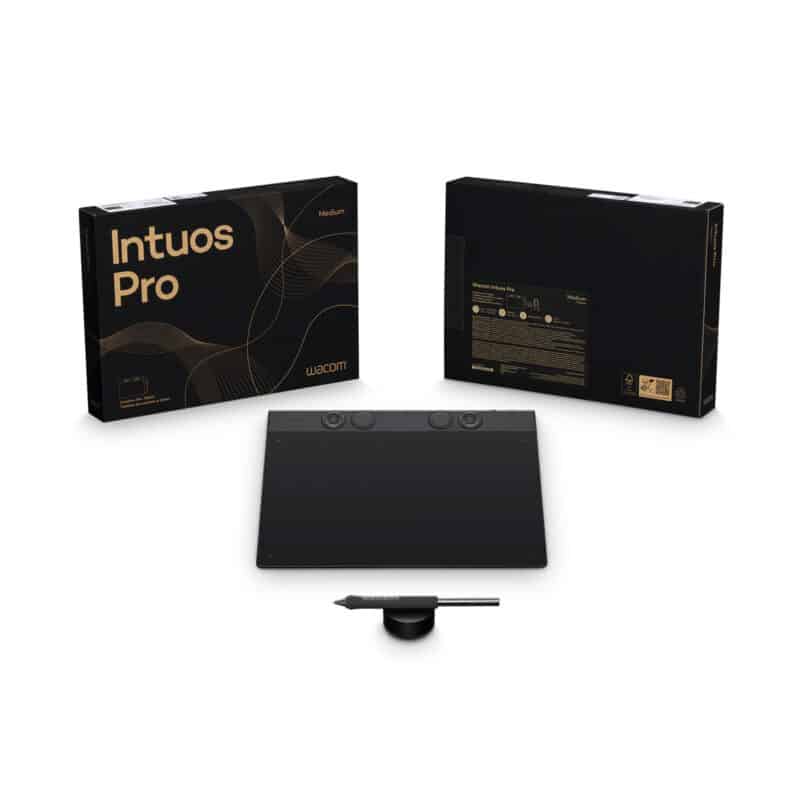 Tablette graphique Wacom Intuos Pro avec boîte.