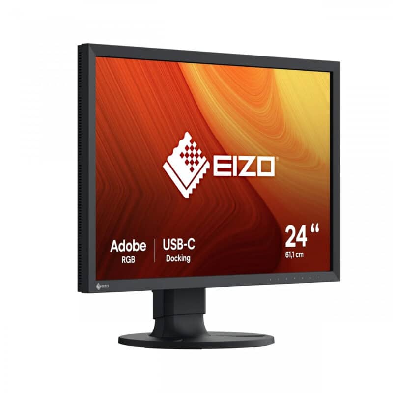 Moniteur EIZO avec connectivité USB-C, 24 pouces.
