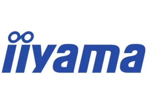 Logo de la marque Iiyama en bleu