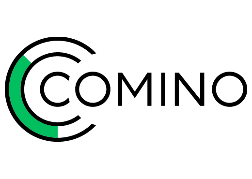 Logo Comino avec cercles verts