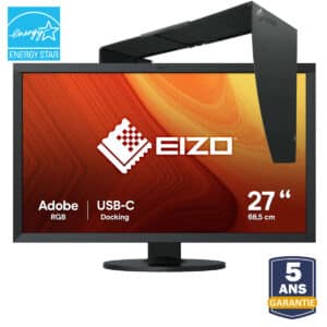 Moniteur EIZO 27 pouces avec capot pare-soleil
