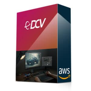 Boîte logicielle DCV avec logo AWS