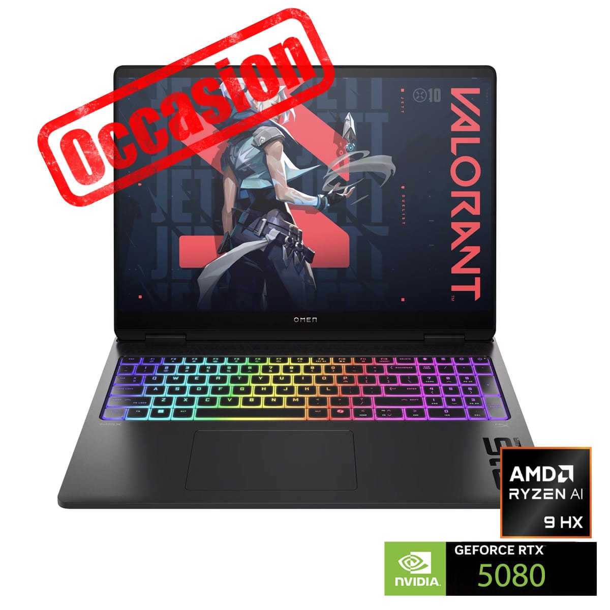 PC portable gaming OMEN RGB, mention Occasion